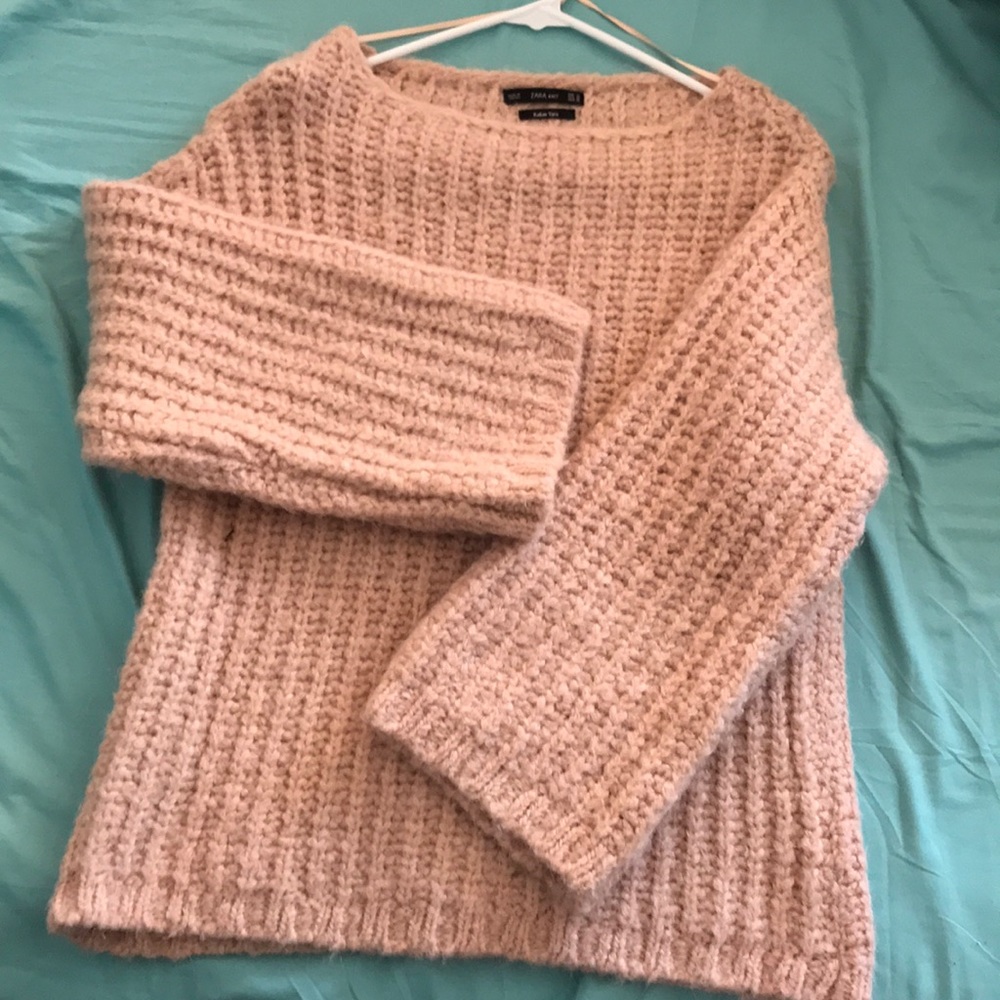 Zara Italian Yarn chunky knit sweater